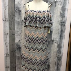 Chevron print summer dress